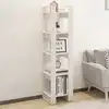 Image de vidaXL Bibliothèque/Séparateur de pièce Blanc 41x35x160 cm Pin massif