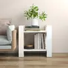 Image de vidaXL Bibliothèque/Séparateur de pièce Blanc 60x35x57 cm Bois de pin
