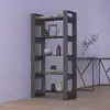 Image de vidaXL Bibliothèque/Séparateur de pièce Gris 80x35x160 cm Bois massif