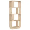 Image de vidaXL Libreria/Divisorio 51x25x132 cm in Legno Massello di Pino