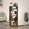Image de vidaXL Bibliothèque/Séparateur de pièce Marron miel 51x25x132 cm Pin