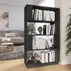 Image de vidaXL Bibliothèque/Séparateur de pièce Gris 80x25x132 cm Pin massif