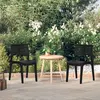Image de vidaXL Chaises de jardin lot de 2 Anthracite Polypropylène