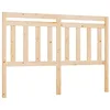 Image de vidaXL Tête de Lit Meuble de Chambre à Coucher Accessoire de Lit Moderne Tête de Cadre de Lit Double Intérieur 146x4x100 cm Bois Massif de Pin