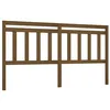 Image de Tête de lit Marron miel 186x4x100 cm Bois massif de pin