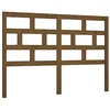 Image de vidaXL Tête de Lit Tête de Lit Adulte Tête de Lit Double sur Pied Chambre à Coucher Maison Intérieur Marron Miel 141x4x100 cm Bois Massif de Pin