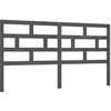 Image de vidaXL Tête de lit Gris 186x4x100 cm Bois Massif de pin