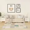 Image de vidaXL Tables d'appoint 2 pcs Blanc 40x40x39 cm Bois massif de pin