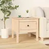 Image de vidaXL Table d'appoint 50x50x49 cm Bois massif de pin