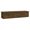 Image de Armoire murale Chêne fumé 88x26x18,5 cm Bois d ingénierie