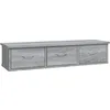 Image de Armoire murale Sonoma gris 88x26x18,5 cm Bois d ingénierie
