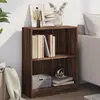 Image de vidaXL Bibliothèque Chêne marron 60x24x76 cm Bois d'ingénierie