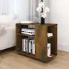 Image de vidaXL Table d'appoint Chêne fumé 70x35x55 cm Bois d'ingénierie