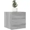 Image de vidaXL Meubles TV muraux 4 pcs Sonoma gris 30,5x30x30 cm