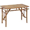 Image de Table de jardin pliable 115x50x75 cm Bambou