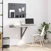 Image de vidaXL Table murale pliable Sonoma gris 100x60x56 cm Bois d'ingénierie