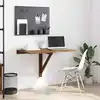 Image de vidaXL Table murale pliable Chêne marron 100x60x56cm Bois d'ingénierie