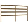 Image de vidaXL Tête de Lit Meuble de Chambre à Coucher Accessoire de Lit Double Tête de Cadre de Lit Intérieur Marron Miel 206x4x100 cm Bois Massif de Pin