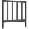 Image de vidaXL Tête de lit Gris 81x4x100 cm Bois massif de pin
