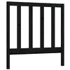Image de vidaXL Tête de Lit Meuble de Chambre à Coucher Accessoire de Lit Tête de Cadre de Lit Simple Intérieur Noir 96x4x100 cm Bois Massif de Pin