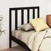 Image de vidaXL Tête de lit Noir 96x4x100 cm Bois massif de pin