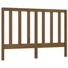 Image de vidaXL Tête de Lit Meuble de Chambre à Coucher Tête de Cadre de Lit Accessoire de Lit Double Intérieur Marron Miel 146x4x100 cm Bois Massif de Pin