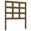 Image de vidaXL Tête de Lit Meuble de Chambre à Coucher Tête de Cadre de Lit Simple Accessoire de Lit Intérieur Marron Miel 80,5x4x100 cm Bois Massif de Pin