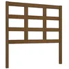 Image de vidaXL Tête de Lit Meuble de Chambre à Coucher Tête de Cadre de Lit Simple Accessoire de Lit Intérieur Marron Miel 95,5x4x100 cm Bois Massif de Pin