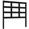 Image de vidaXL Tête de Lit Meuble de Chambre à Coucher Tête de Cadre de Lit Simple Accessoire de Lit Intérieur Noir 95,5x4x100 cm Bois Massif de Pin