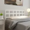 Image de vidaXL Tête de lit blanc 165,5x4x100 cm bois massif de pin