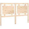 Image de vidaXL Tête de Lit Accessoire de Lit Meuble de Chambre à Coucher Tête de Cadre de Lit Double Intérieur 145,5x4x100 cm Bois Massif de Pin