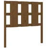 Image de vidaXL Tête de Lit Meuble de Chambre à Coucher Tête de Cadre de Lit Simple Accessoire de Lit Intérieur Marron Miel 95,5x4x100 cm Bois Massif de Pin