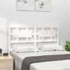 Image de vidaXL Tête de lit blanc 185,5x4x100 cm bois massif de pin