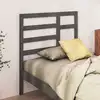 Image de vidaXL Tête de lit Gris 96x4x104 cm Bois massif de pin