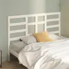 Image de vidaXL Tête de lit Blanc 166x4x104 cm Bois massif de pin