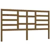 Image de vidaXL Tête de Lit Accessoire de Lit Double Meuble de Chambre à Coucher Tête de Cadre de Lit Intérieur Marron Miel 186x4x104 cm Bois Massif de Pin