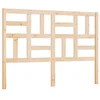 Image de vidaXL Tête de Lit Accessoire de Lit Double Meuble de Chambre à Coucher Tête de Cadre de Lit Intérieur 166x4x104 cm Bois Massif de Pin