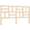 Image de vidaXL Tête de Lit Accessoire de Lit Double Meuble de Chambre à Coucher Tête de Cadre de Lit Intérieur 206x4x104 cm Bois Massif de Pin