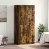 Image de vidaXL Garde-robe Chêne fumé 80x52x180 cm Bois d'ingénierie