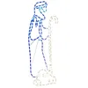 Image de Figurine de Noël Berger et Agneau avec 168 LED 102,5x35 cm