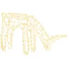 Image de Renne de Noël Blanc Chaud 73x31x45 cm