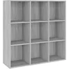 Image de Armoire à livres sonoma gris 98x29x97,5 cm
