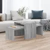 Image de vidaXL Ensemble table basse Sonoma gris 100x48x40 cm Bois d'ingénierie