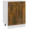Image de vidaXL Armoire de Plancher Lyon Chêne fumé 60x46x81,5 cm
