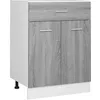 Image de vidaXL Armoire à tiroirs Lyon Gris Sonoma 60 x 46 x 81,