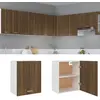 Image de vidaXL Armoire suspendue "Lyon" Chêne brun 50 x 31 x 60 cm Bois d'ingénierie