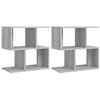 Image de Table de chevet 2pcs Sonoma gris 50x30x51,5cm Bois d ingénierie