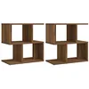 Image de Tables de chevet 2 pcs Chêne marron 50x30x51,5 cm