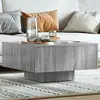 Image de vidaXL Table basse Sonoma gris 60x60x31,5 cm Bois d'ingénierie