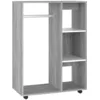 Image de Garde robe Sonoma gris 80x40x110 cm Bois d ingénierie